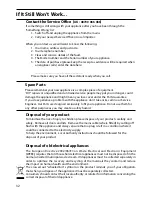 Preview for 34 page of Indesit FIU20 Instructions For Installation And Use Manual