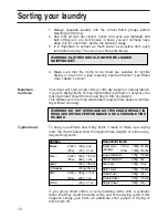 Preview for 12 page of Indesit G85C Instructions For Installation And Use Manual