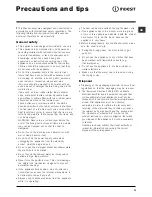 Preview for 11 page of Indesit GB IWDD 7123 Instructions For Use Manual