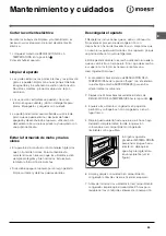 Preview for 45 page of Indesit GB UFAN 300 Operating Instructions Manual