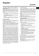 Preview for 23 page of Indesit H 461 IX.1 Instructions For Use Manual