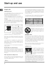 Preview for 22 page of Indesit I6GGC2G/FR Operating Instructions Manual