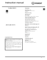 Preview for 17 page of Indesit IDCE G45X B H PS Instruction Manual