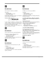 Preview for 31 page of Indesit IHC 6.5F A M IX Operating Instructions Manual