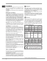 Preview for 52 page of Indesit IHC 6.5F A M IX Operating Instructions Manual