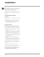 Preview for 10 page of Indesit IN CB 310 AI D Operating Instructions Manual