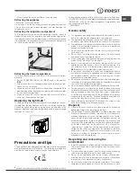 Preview for 12 page of Indesit IN CB 3xx AA xx Operating Instructions Manual