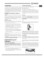 Preview for 14 page of Indesit IN CB 3xx AA xx Operating Instructions Manual