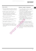 Preview for 5 page of Indesit IN SZ 2311 Operating Instructions Manual