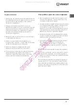 Preview for 21 page of Indesit IN SZ 2311 Operating Instructions Manual