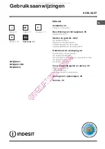 Preview for 33 page of Indesit IN SZ 2311 Operating Instructions Manual