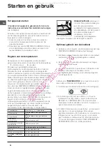 Preview for 36 page of Indesit IN SZ 2311 Operating Instructions Manual