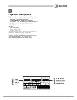 Preview for 3 page of Indesit IN TSZ 16 Series Operating Instructions Manual