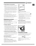 Preview for 7 page of Indesit IN TSZ 16 Series Operating Instructions Manual