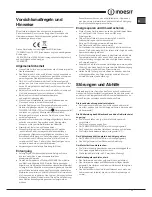 Preview for 11 page of Indesit IN TSZ 16 Series Operating Instructions Manual