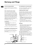 Preview for 38 page of Indesit IS70C Instruction Booklet