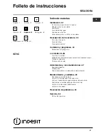 Preview for 41 page of Indesit IS70C Instruction Booklet