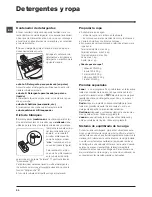 Preview for 20 page of Indesit IWC 5105 Instructions For Use Manual