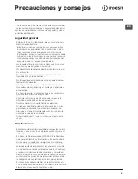 Preview for 21 page of Indesit IWC 5105 Instructions For Use Manual