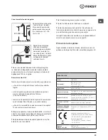 Preview for 63 page of Indesit IWC 5105 Instructions For Use Manual