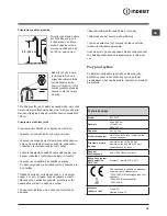 Preview for 75 page of Indesit IWC 5105 Instructions For Use Manual