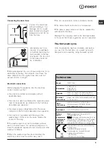 Preview for 3 page of Indesit IWDC 7105 Instructions For Use Manual