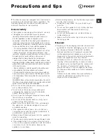 Preview for 21 page of Indesit IWDD 7125 Instructions For Use Manual