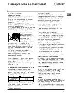 Preview for 19 page of Indesit K3G51S.A /HU Operating Instructions Manual