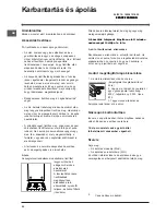 Preview for 24 page of Indesit K3G51S.A /HU Operating Instructions Manual