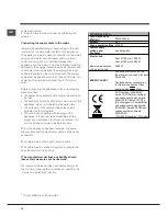 Preview for 14 page of Indesit KN3E11A Operating Instructions Manual