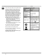 Preview for 22 page of Indesit KN3E11A Operating Instructions Manual