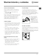 Preview for 47 page of Indesit PBA 33 NF T Operating Instructions Manual