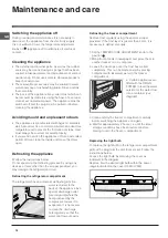 Preview for 16 page of Indesit PBAA 13 V Operating Instructions Manual