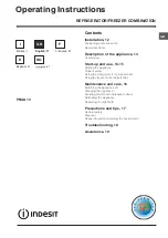 Preview for 11 page of Indesit PBAA 13 Operating Instructions Manual