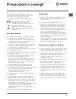 Preview for 9 page of Indesit PBAA 34 NF X D Operating Instructions Manual