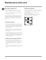 Preview for 20 page of Indesit PBAA 34 NF X D Operating Instructions Manual