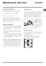 Preview for 17 page of Indesit PBAA34NF Operating Instructions Manual