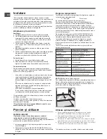 Preview for 58 page of Indesit RA 24 S (FR) Operating Instructions Manual