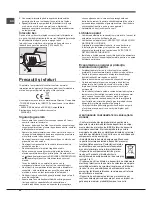 Preview for 60 page of Indesit RA 24 S (FR) Operating Instructions Manual