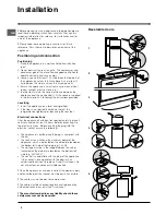 Preview for 2 page of Indesit RA 24I S Operating Instructions Manual