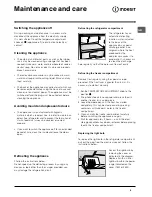 Preview for 5 page of Indesit RA 24I S Operating Instructions Manual