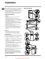 Preview for 42 page of Indesit RA 27 IX Manual