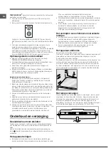 Preview for 16 page of Indesit SIAA 10 Series Operating Instructions Manual