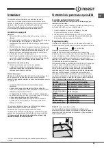 Preview for 33 page of Indesit SIAA 10 Series Operating Instructions Manual