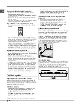 Preview for 34 page of Indesit SIAA 10 Series Operating Instructions Manual