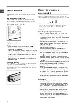 Preview for 48 page of Indesit TA 5 FNF Operating Instructions Manual