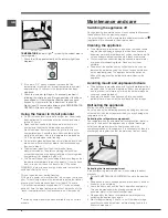 Preview for 6 page of Indesit TAA 12 V(TK) Operating Instructions Manual