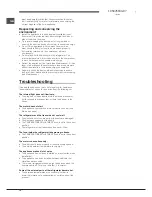 Preview for 12 page of Indesit TAAAN 6 FNF S Operating Instructions Manual