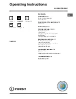 Indesit TAAN 25 Operating Instructions Manual preview