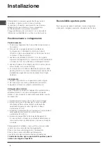 Preview for 2 page of Indesit TAAN 5 FNF NX D Operating Instructions Manual